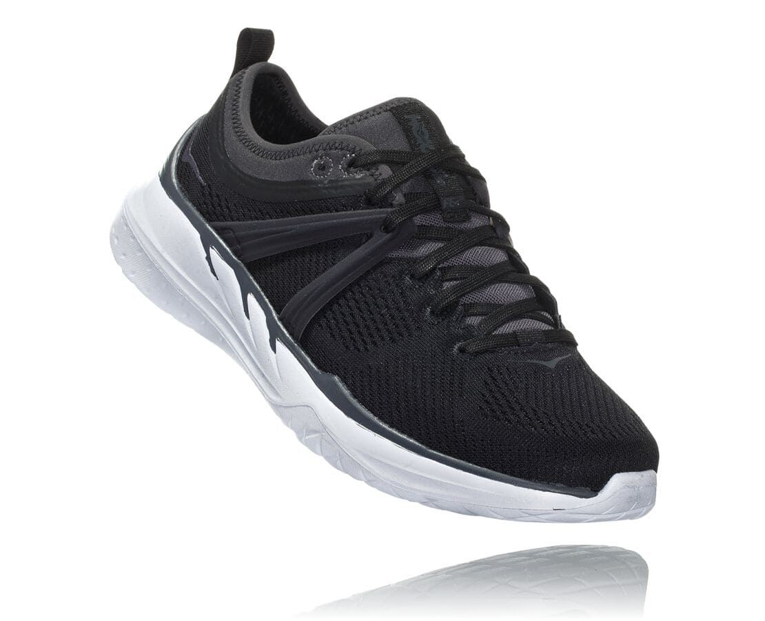 Hoka One One Tivra South Africa - Womens Trail Shoes - Black / Dark Grey,KHLEI-9068